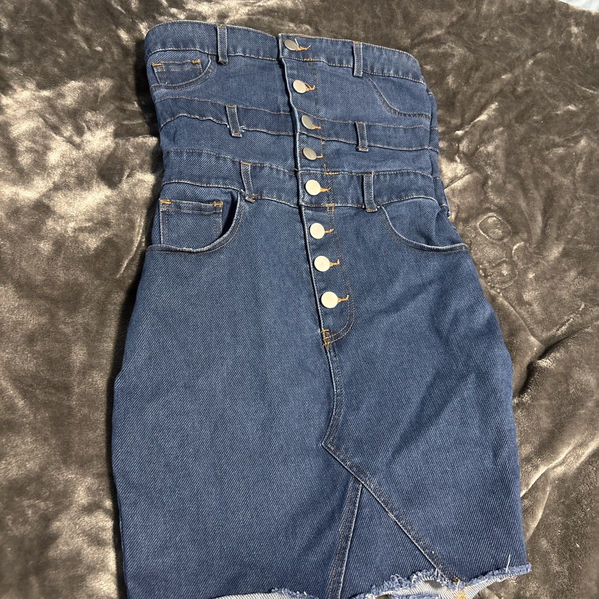 Other Denim mini dress Size S / US 4 / IT 40 - 2 Thumbnail