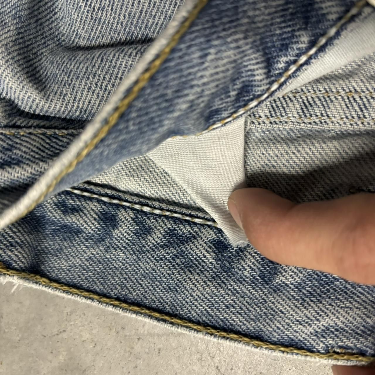 Japanese Brand × Vintage Crazy Vintage Y2K/2000s Grunge Light Wash Denim Jeans! Size US 36 / EU 52 - 8 Thumbnail