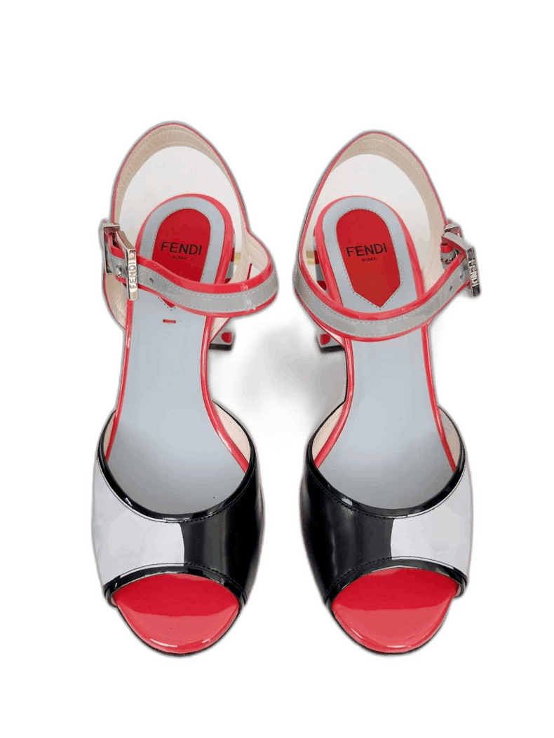 Fendi Fendi Women’s High Heels with Red Accents Size US 6 / IT 36 - 1 Thumbnail