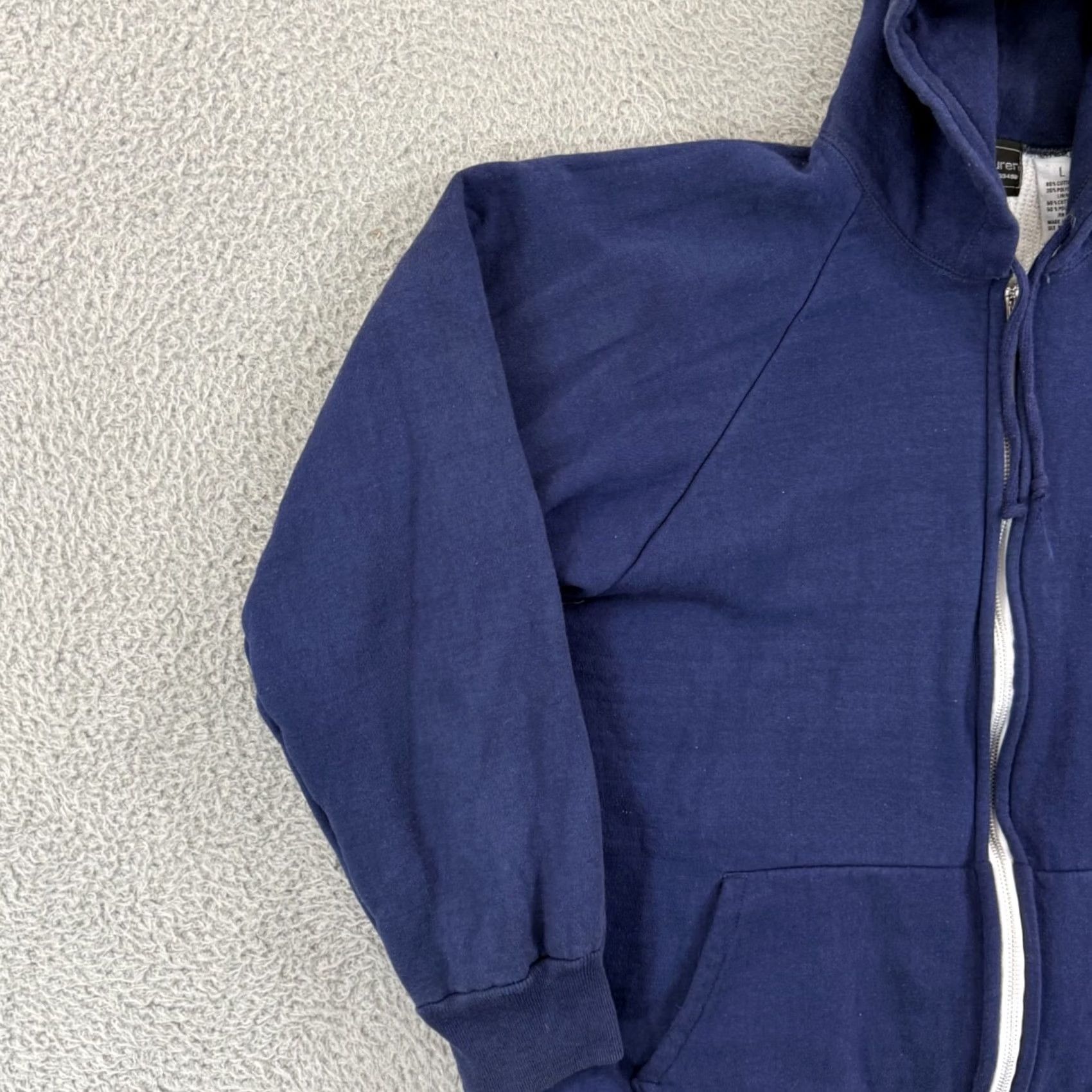 Vintage VINTAGE Jon Lauren Hoodie Shirt Mens Large Blue 90s College Zip Thermal Lined Full Zip Sports Baseball Hockey Size US L / EU 52-54 / 3 - 4 Thumbnail