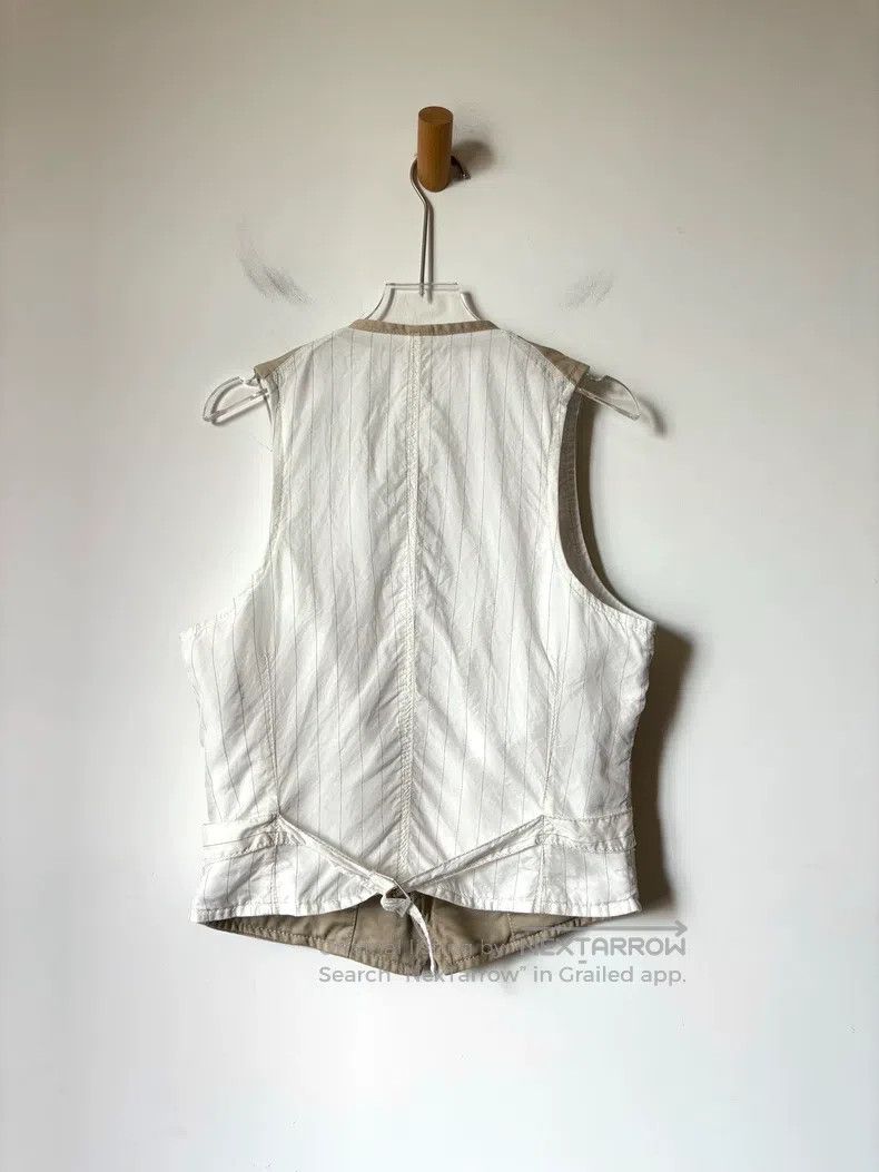 Comme des Garcons Comme des Garcons Khaki blazer vest with patchwork design, Size S / US 4 / IT 40 - 5 Thumbnail