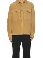 Saint Laurent Paris oc11z0126 795555 Overshirt in Corduroy in Dry Wood Size US XS / EU 42 / 0 - 4 Thumbnail