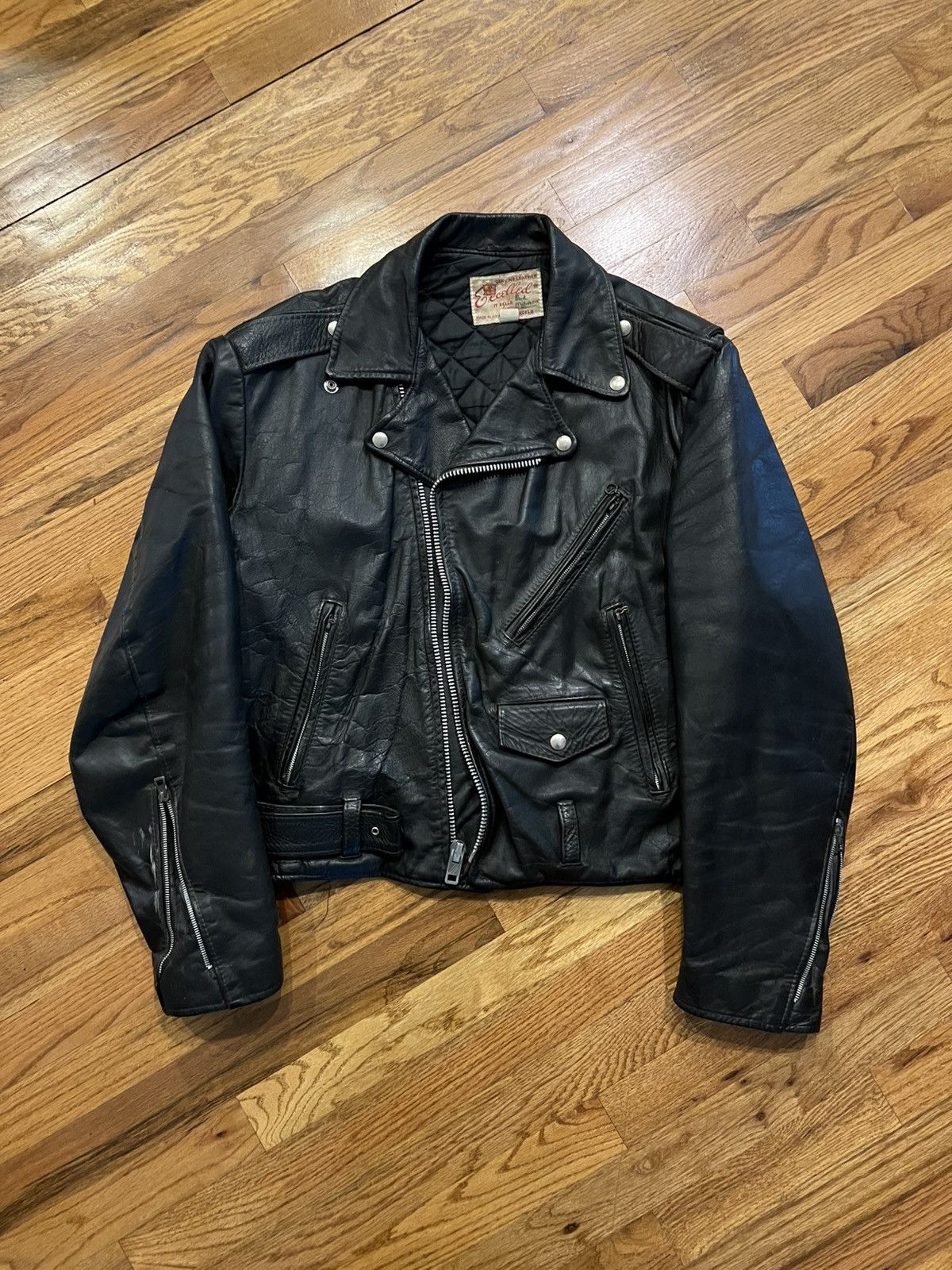 Vintage Early 80s motorcycle jacket Size US S / EU 44-46 / 1 - 1 Thumbnail