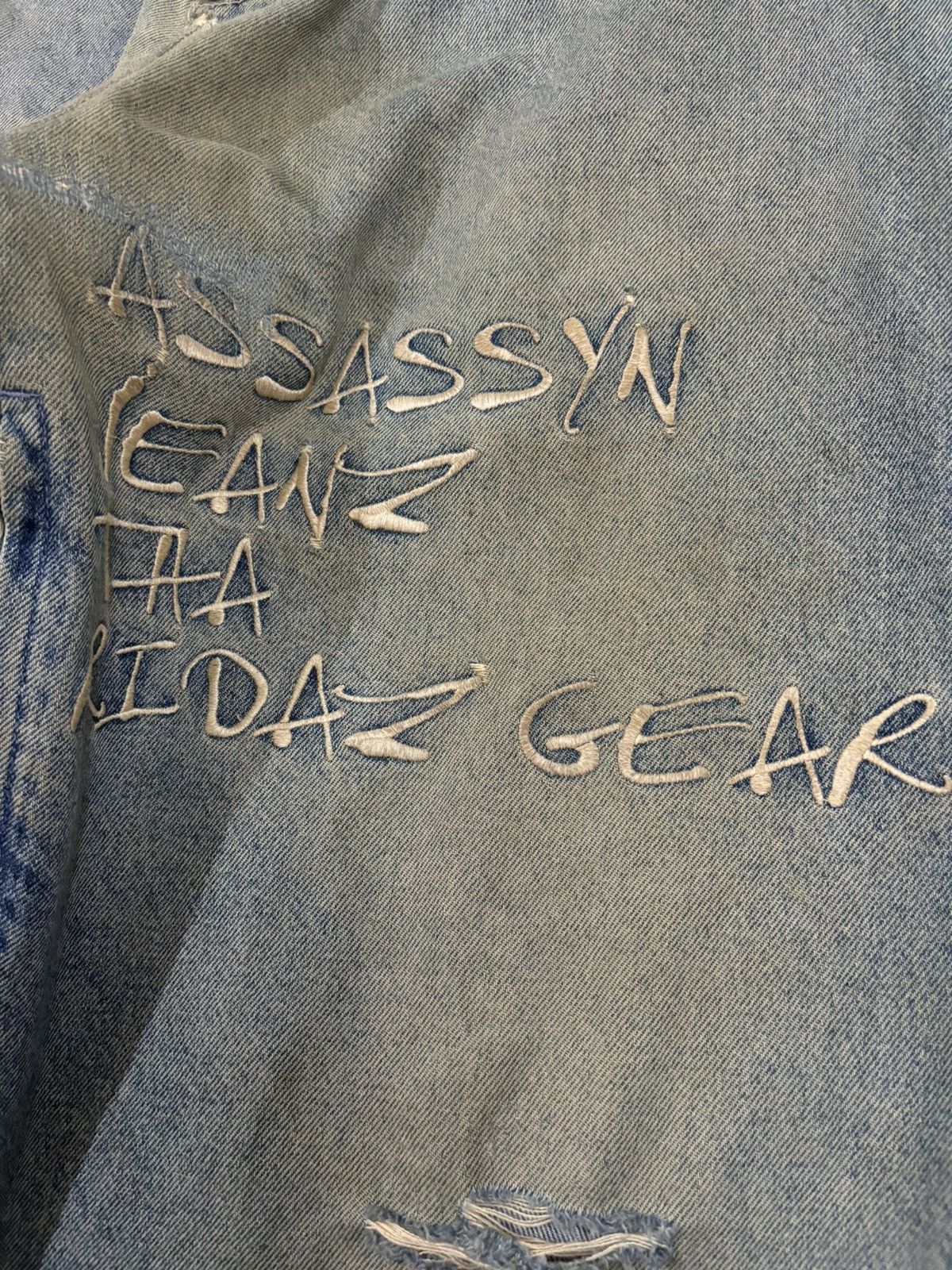 Southpole Vintage Assassyn Jeanz Mud Wash Utility Baggy Grunge Jeans Size US 34 / EU 50 - 7 Thumbnail