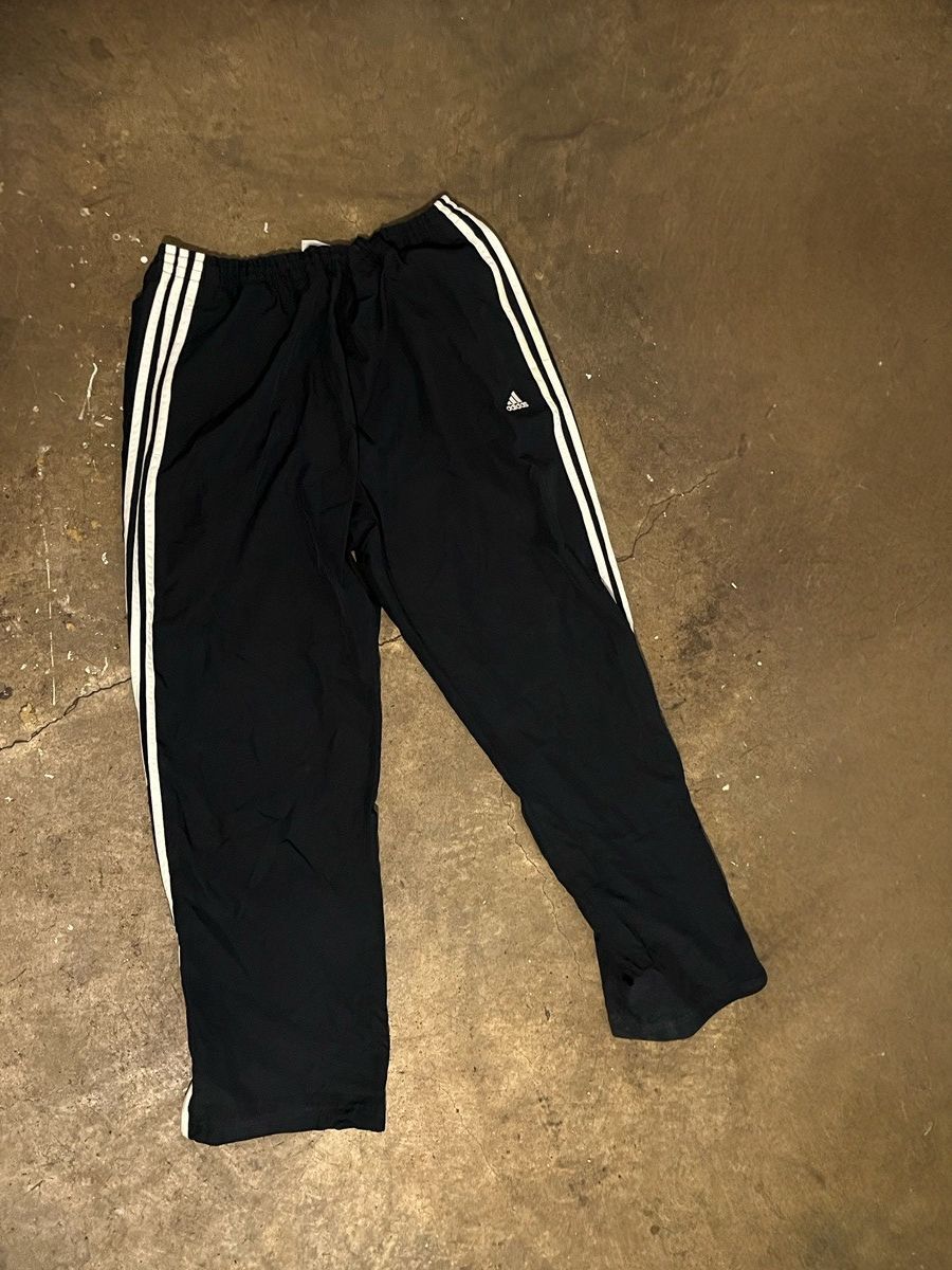 Adidas Black and White Adidas Track Vintage Pants Size US 31 - 3 Thumbnail