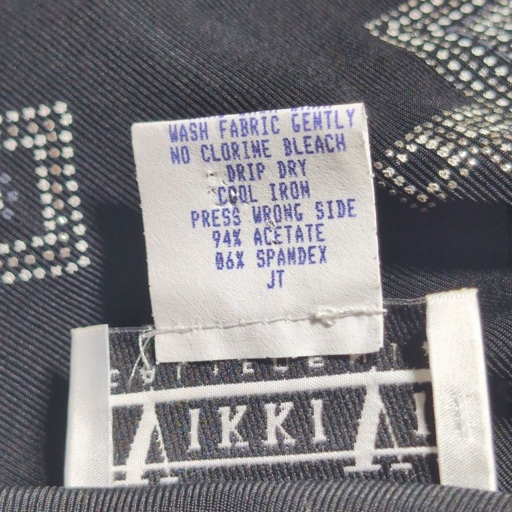 Other Vikki Vi California 2X Black Silver Metallic and White Geom Size XXL / US 16-18 / IT 52-54 - 7 Thumbnail