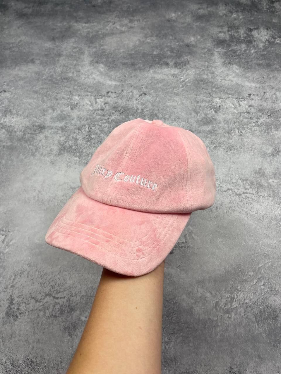 Juicy Couture Juicy Couture Couture Velour Pink Cap Blue Y2K Hat Size ONE SIZE - 2 Thumbnail