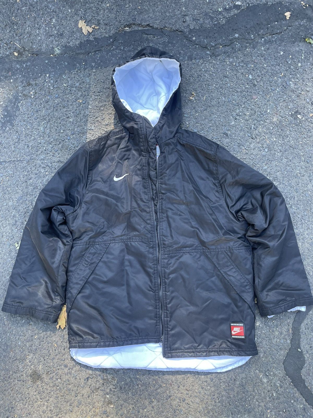 Nike × Vintage Vintage Black Nike Jacket (Size L) Size US XL / EU 56 / 4 - 2 Thumbnail