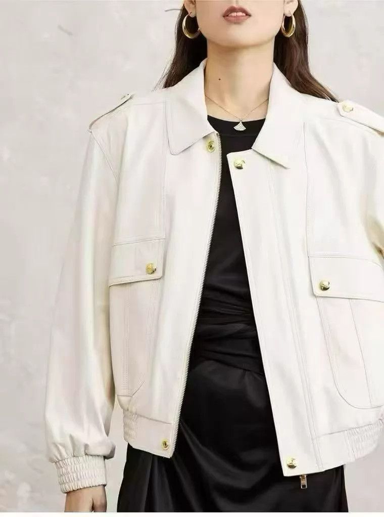 Celine CELINE metal buckle leather unisex jacket 36 mint Size XS / US 0-2 / IT 36-38 - 4 Thumbnail