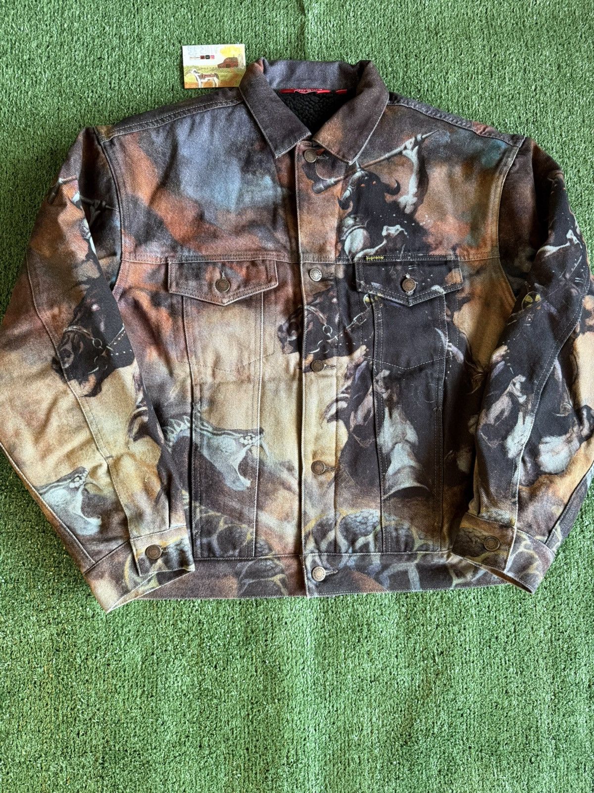 Supreme Frazetta Faux Trucker Jacke