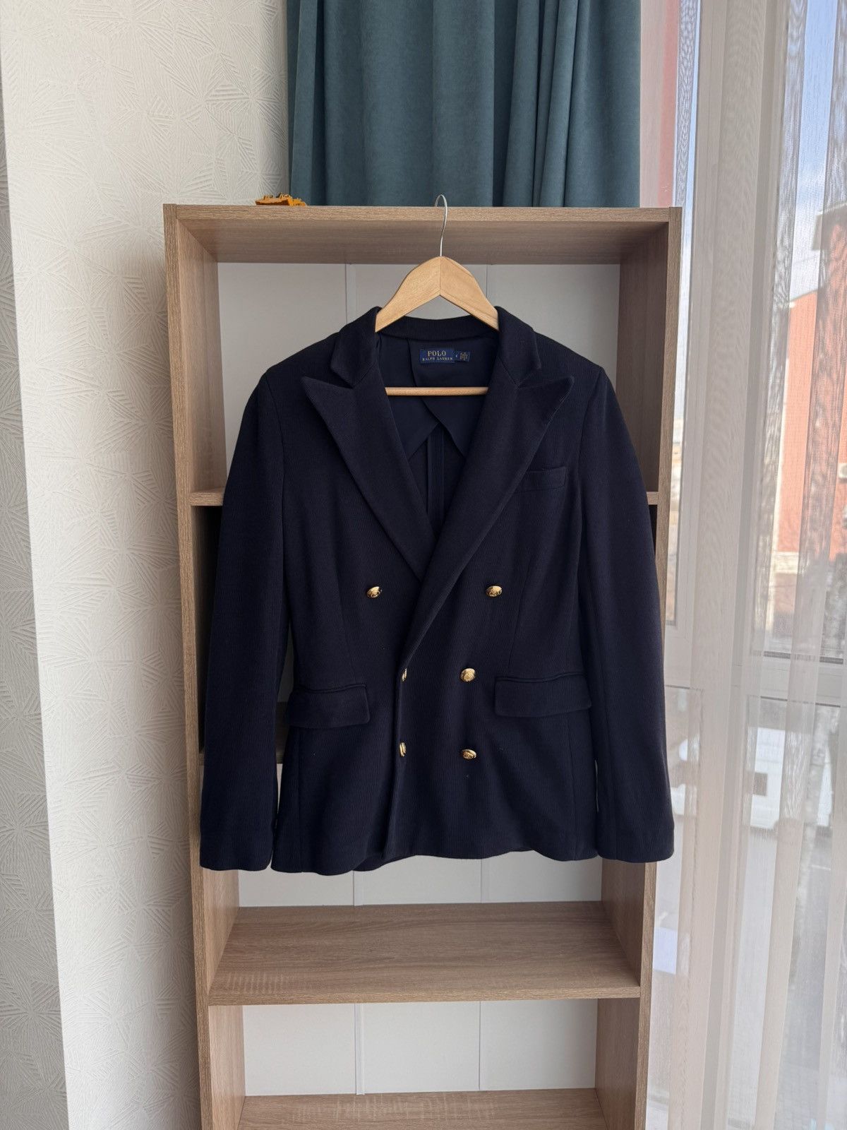 Vintage Polo Ralph Lauren Double Breasted W' Navy Blazer
