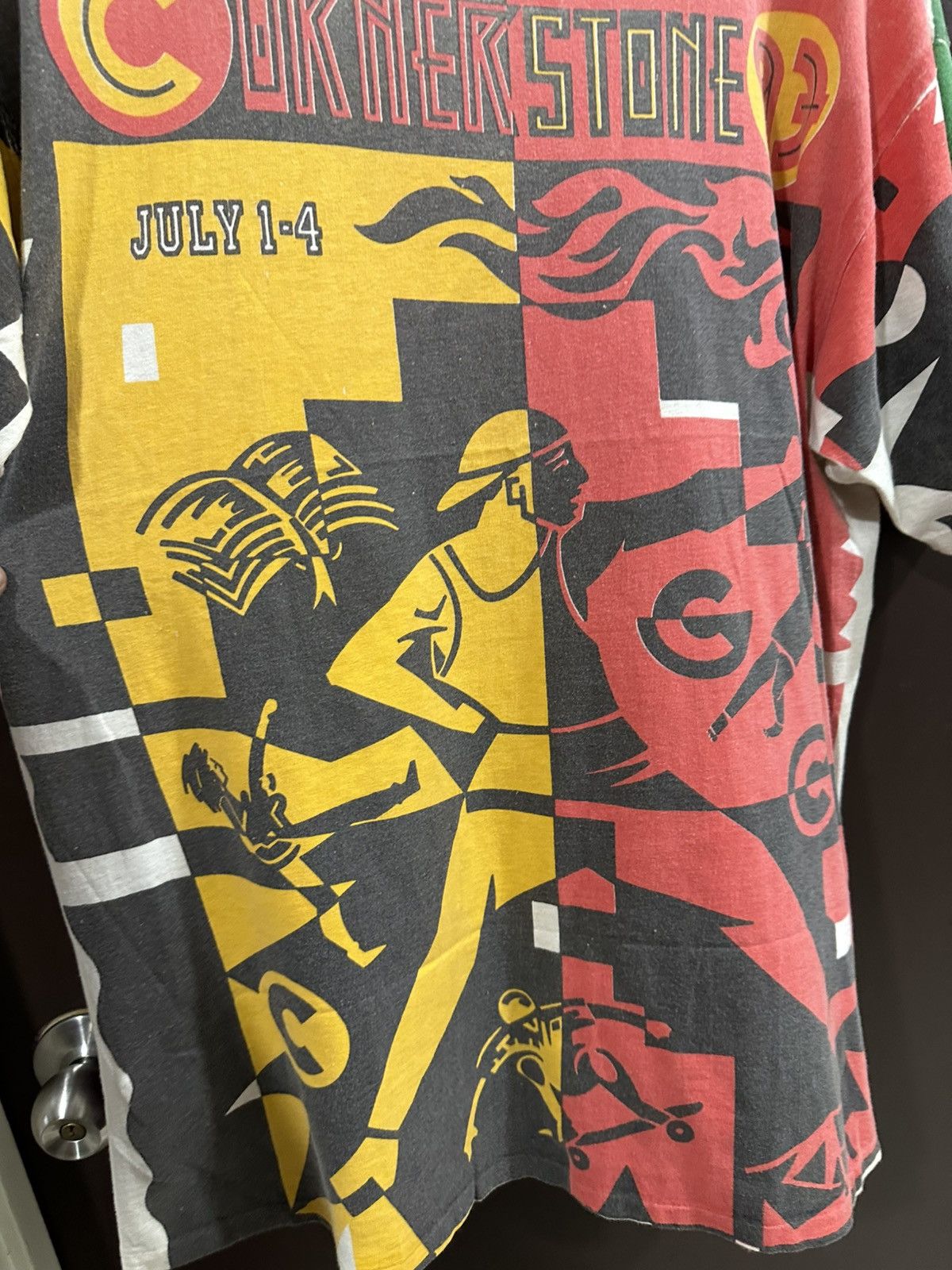 Band Tees × Vintage Vintage 1993 Corner Stones Festival AOP Shirt Size US XL / EU 56 / 4 - 8 Thumbnail