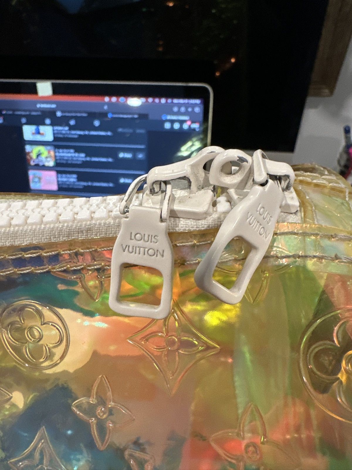Louis Vuitton × Virgil Abloh Louis Vuitton Monogram Canvas Keepall 50 Size ONE SIZE - 3 Thumbnail