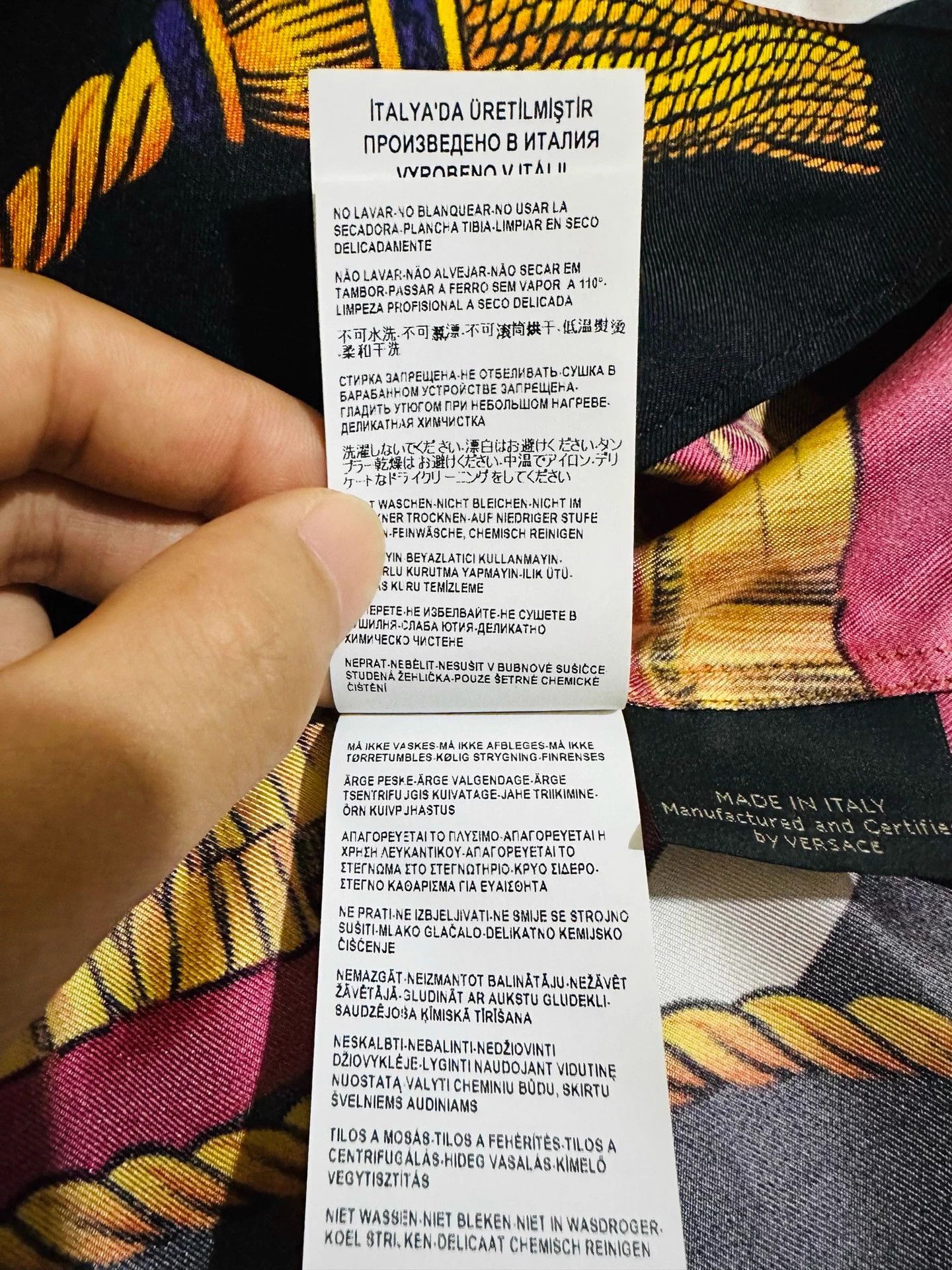 Versace Versace Mainline Runway Limited Silk Shirt Size US XS / EU 42 / 0 - 9 Thumbnail