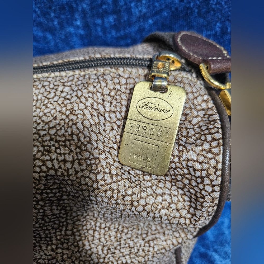 Vintage Vintage Borbonese Redwall Italia Convertible Purse Tote Han Size ONE SIZE - 7 Thumbnail