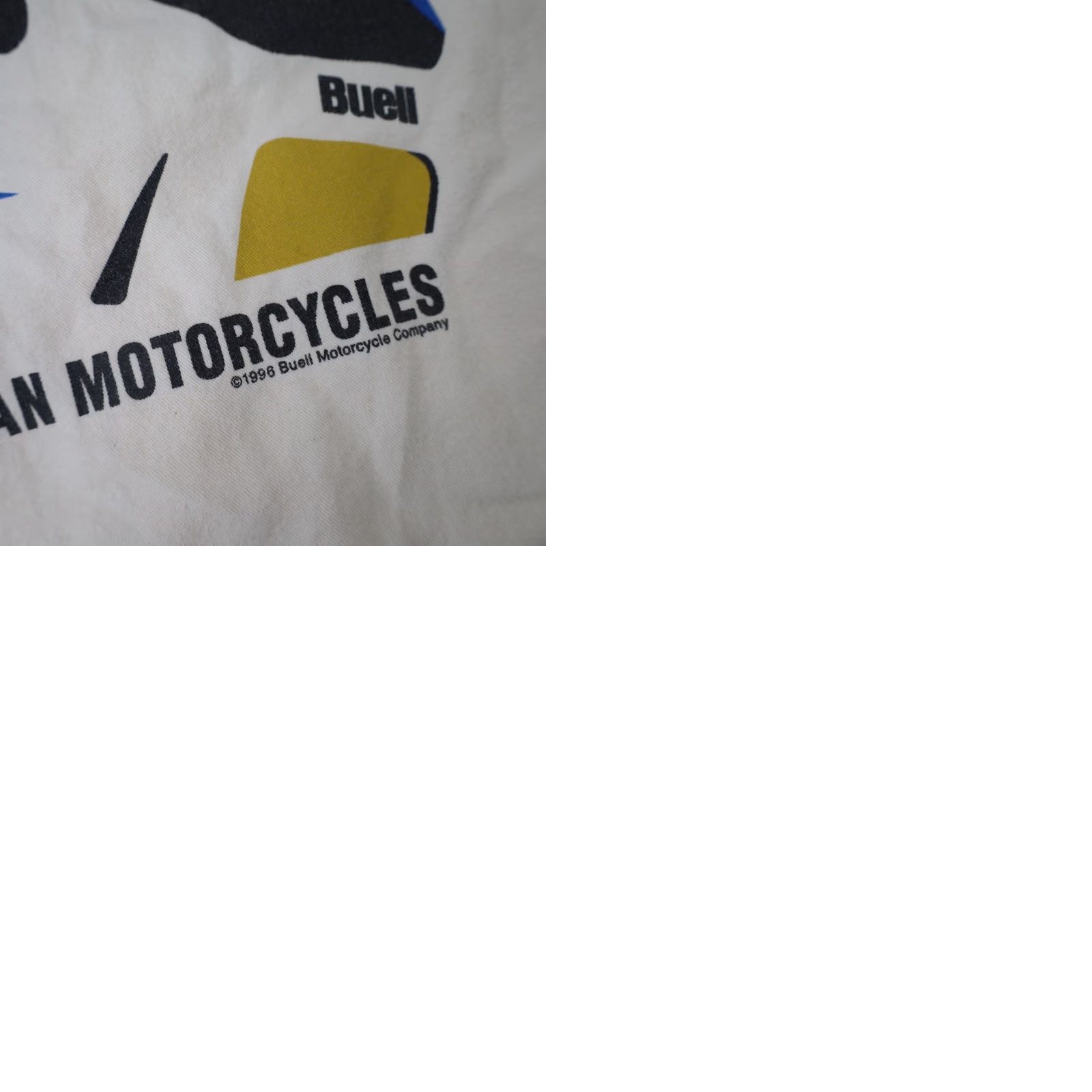 Harley Davidson VINTAGE Harley Davidson Buell Graphic Button Up Work Shirt Mens XL White 1996 90s Size US XL / EU 56 / 4 - 9 Thumbnail