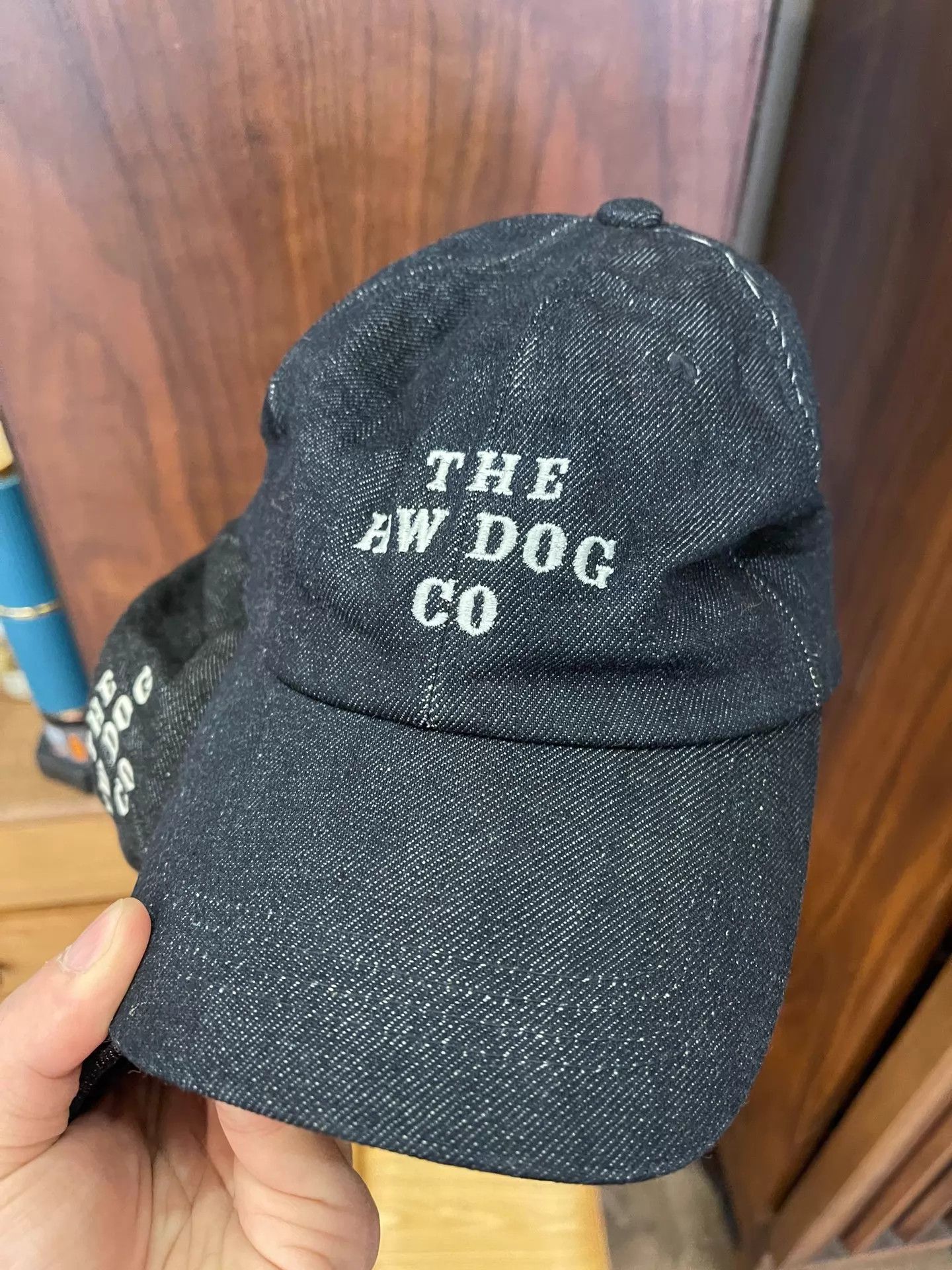 THE H.W.DOG&CO. H.W.DOG Hat Deep Crown One Size Light/Dark Worn 1x Good Shape Size ONE SIZE - 6 Thumbnail