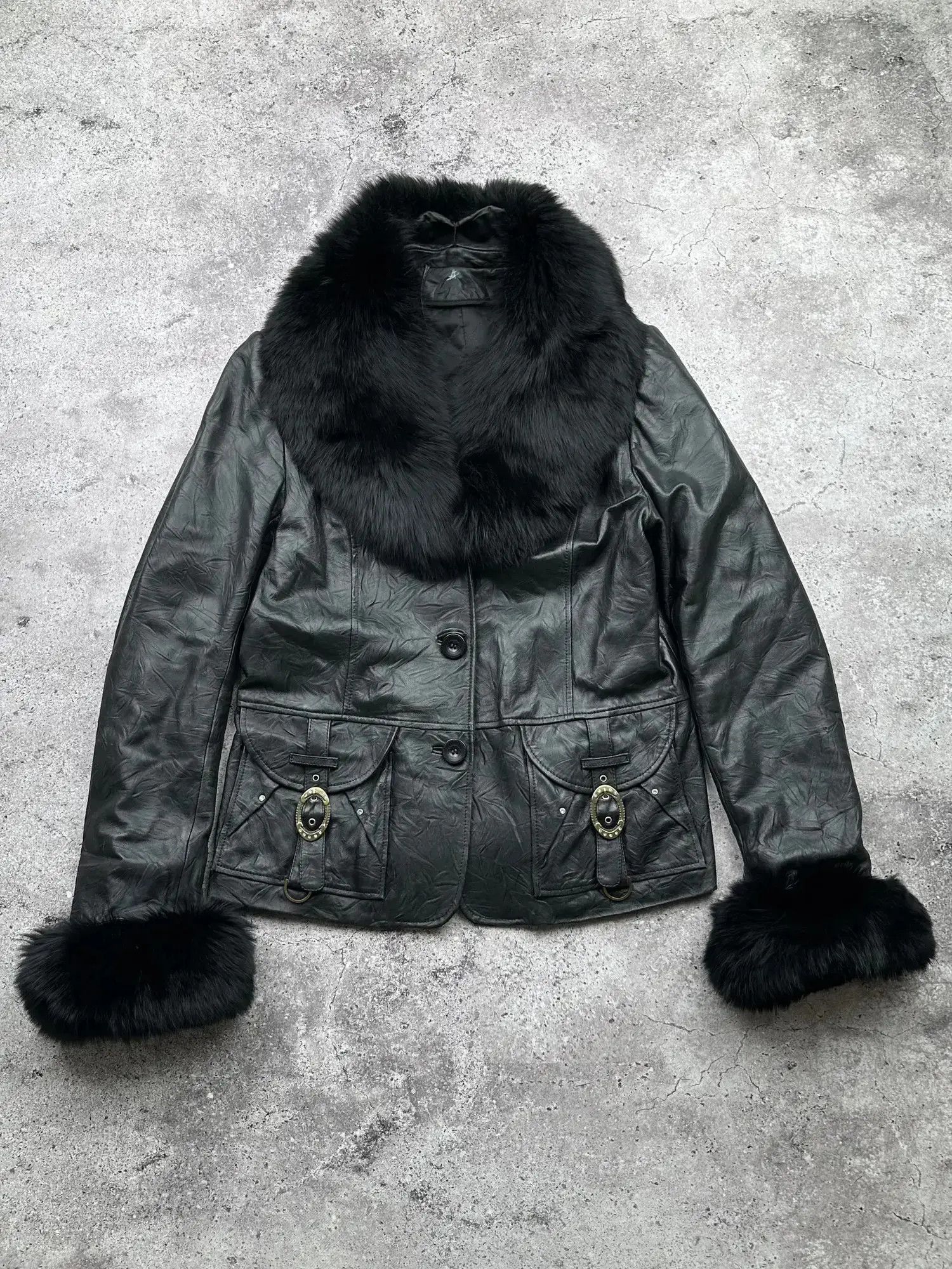 Vintage Vintage Real Fur/Real Leather Jacket | Grailed