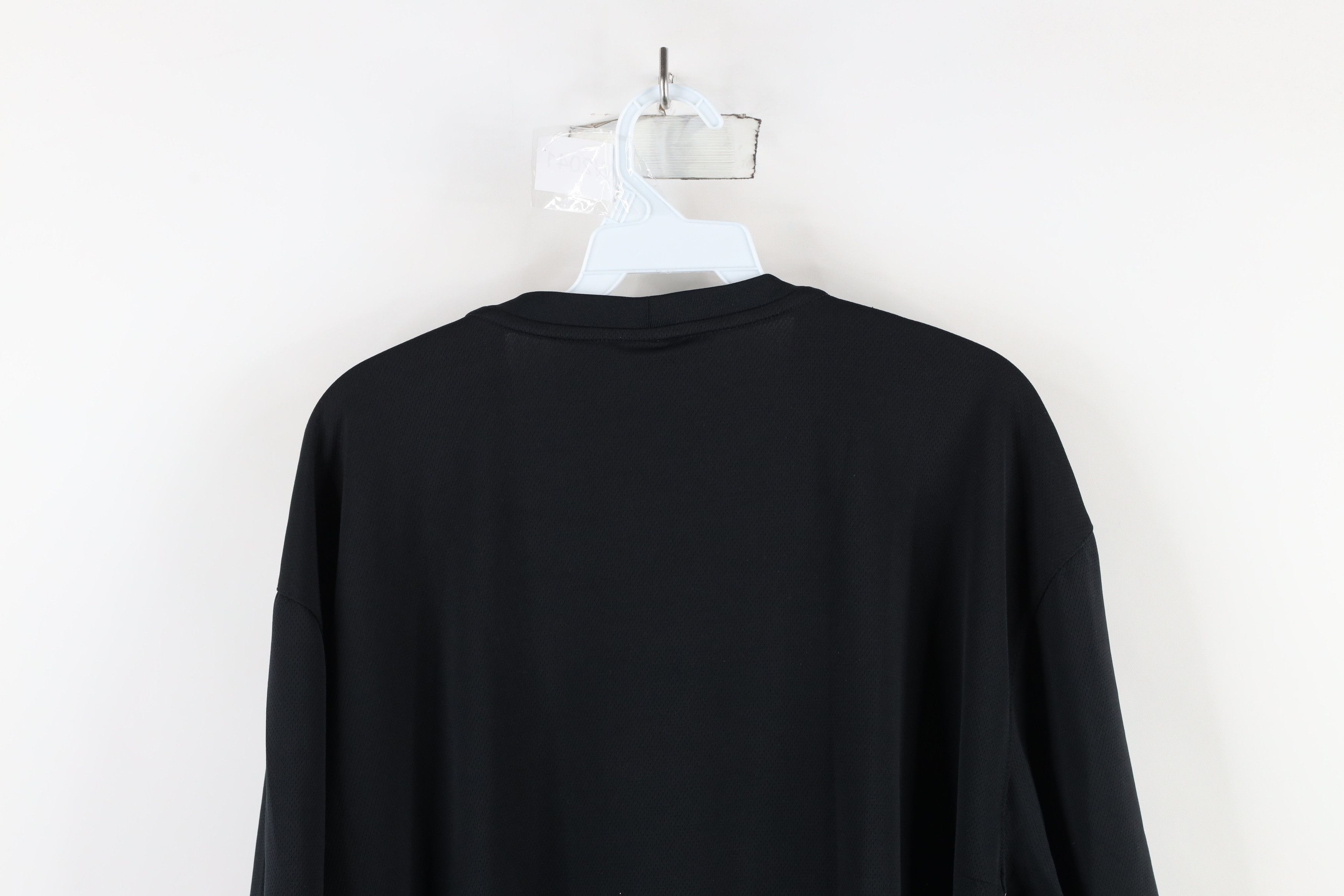 Nike × Vintage Vintage Nike Travis Scott Mini Swoosh Knit T-Shirt Black Size US XL / EU 56 / 4 - 14 Thumbnail