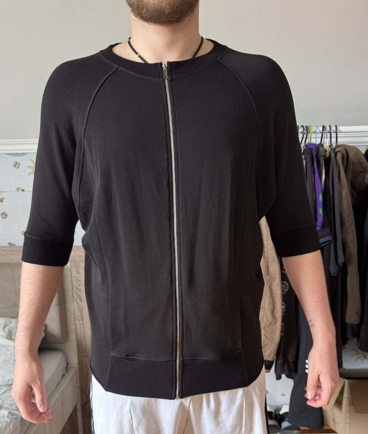 Designer × Maison Margiela Vintage Maison Margiela t-shirt zip oversized Y2K MM6 Size US S / EU 44-46 / 1 - 16 Thumbnail