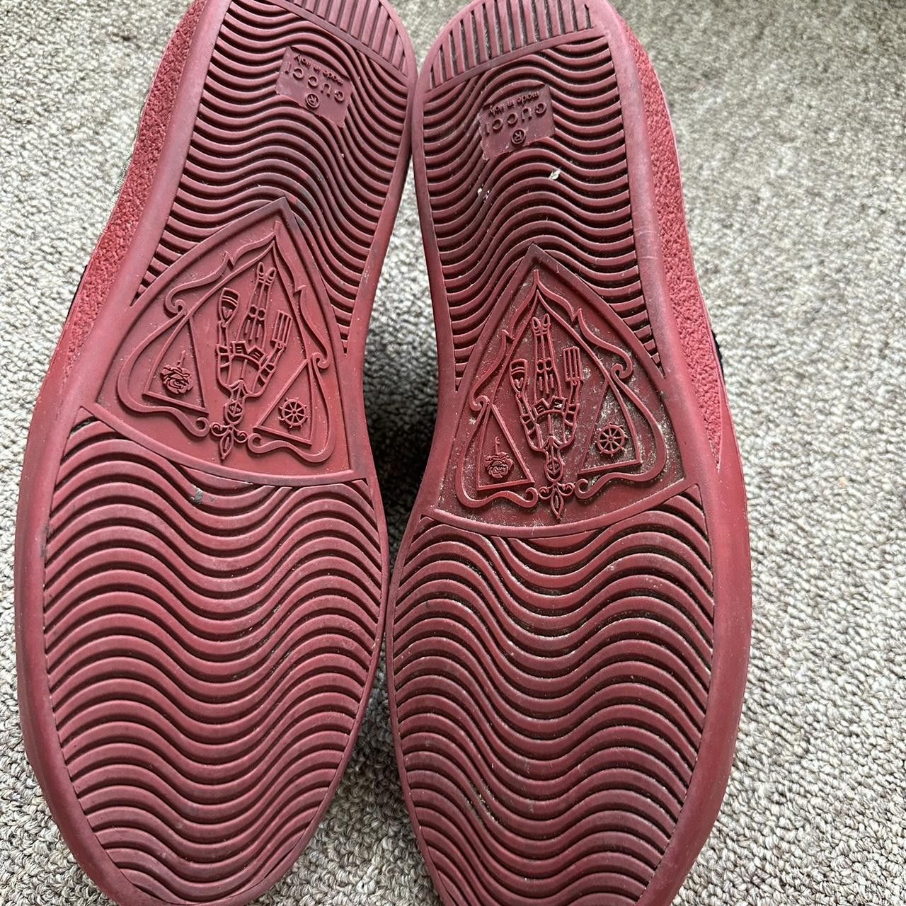 Gucci Gucci Ace Supreme Sneakers Red Monogram 9.5 GG Logo Size US 9.5 / EU 42-43 - 8 Thumbnail