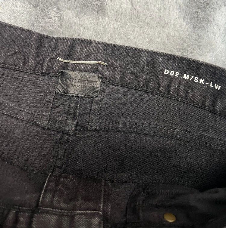 Saint Laurent Paris × Yves Saint Laurent Saint laurent slp 16aw black basic jeans Size US 31 - 3 Thumbnail