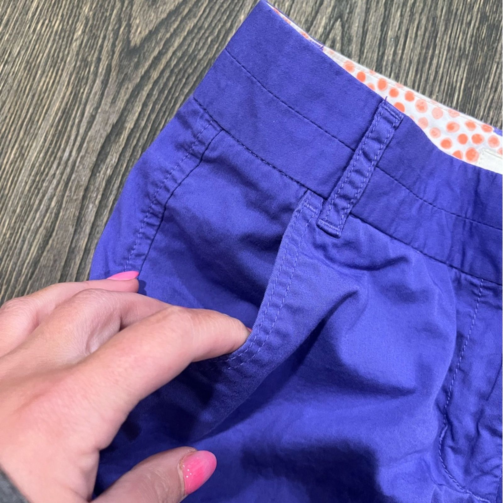 Vintage J Crew Shorts 3" Chino Broken In Mid Rise Flat Front Size 2 Size 26" / US 2 / IT 38 - 3 Thumbnail