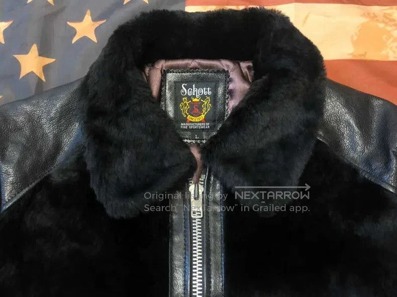 Schott Schott Bear fur is integrated Size US L / EU 52-54 / 3 - 3 Thumbnail