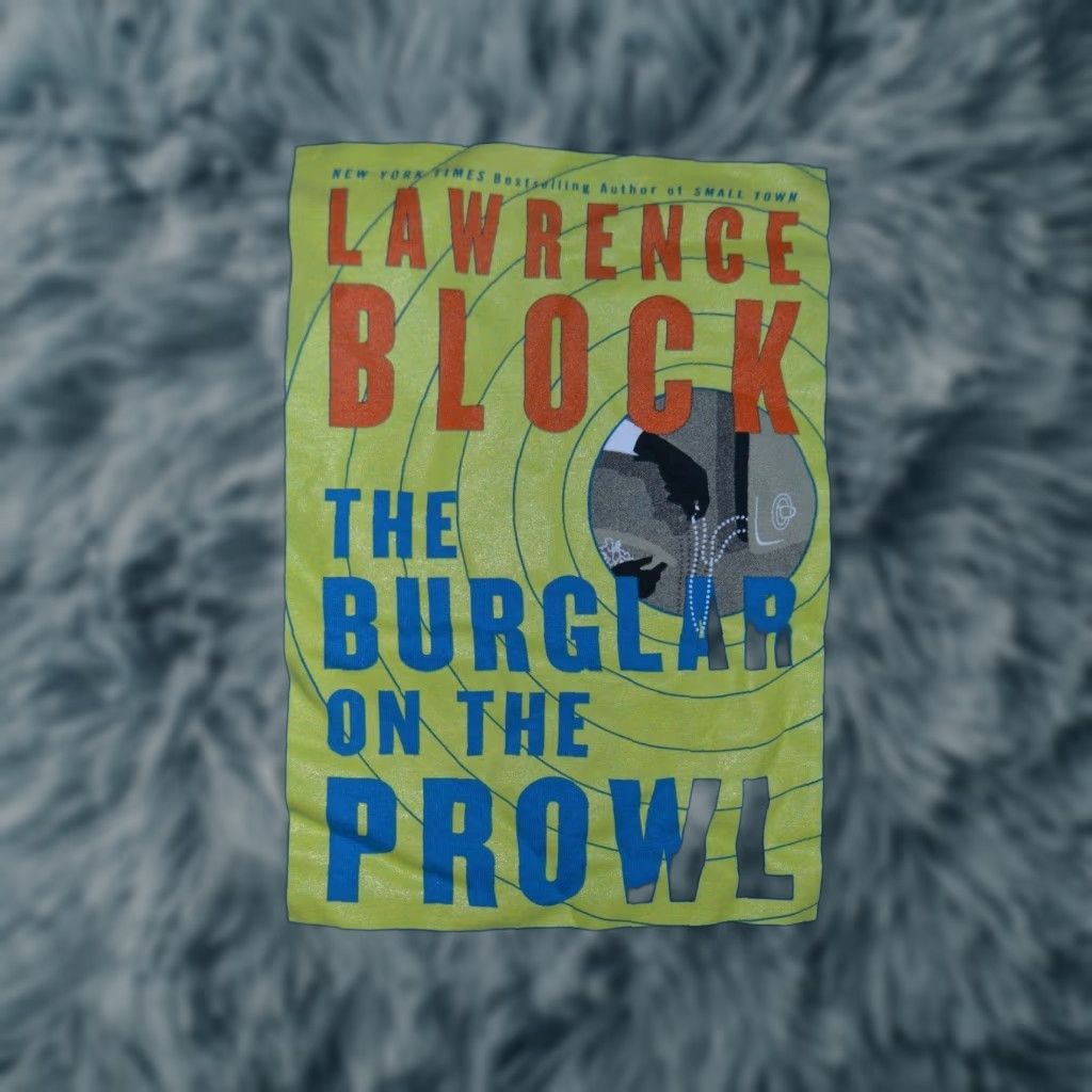 Fruit Of The Loom Lawrence Block The Burglar On The Prowl T Shirt Medium Bernie Rhodenbarr Blue 100% Cotton Graphic Tee Mens Books Decade 1970s Size US M / EU 48-50 / 2 - 1 Thumbnail