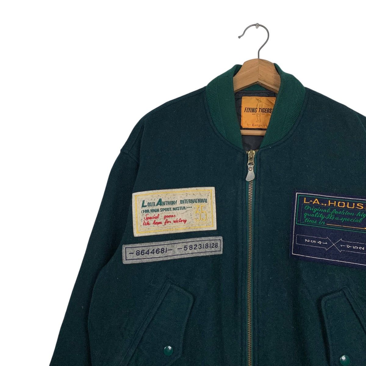 Japanese Brand Flying Tigers L.A. House Wool Bomber Size US L / EU 52-54 / 3 - 6 Thumbnail
