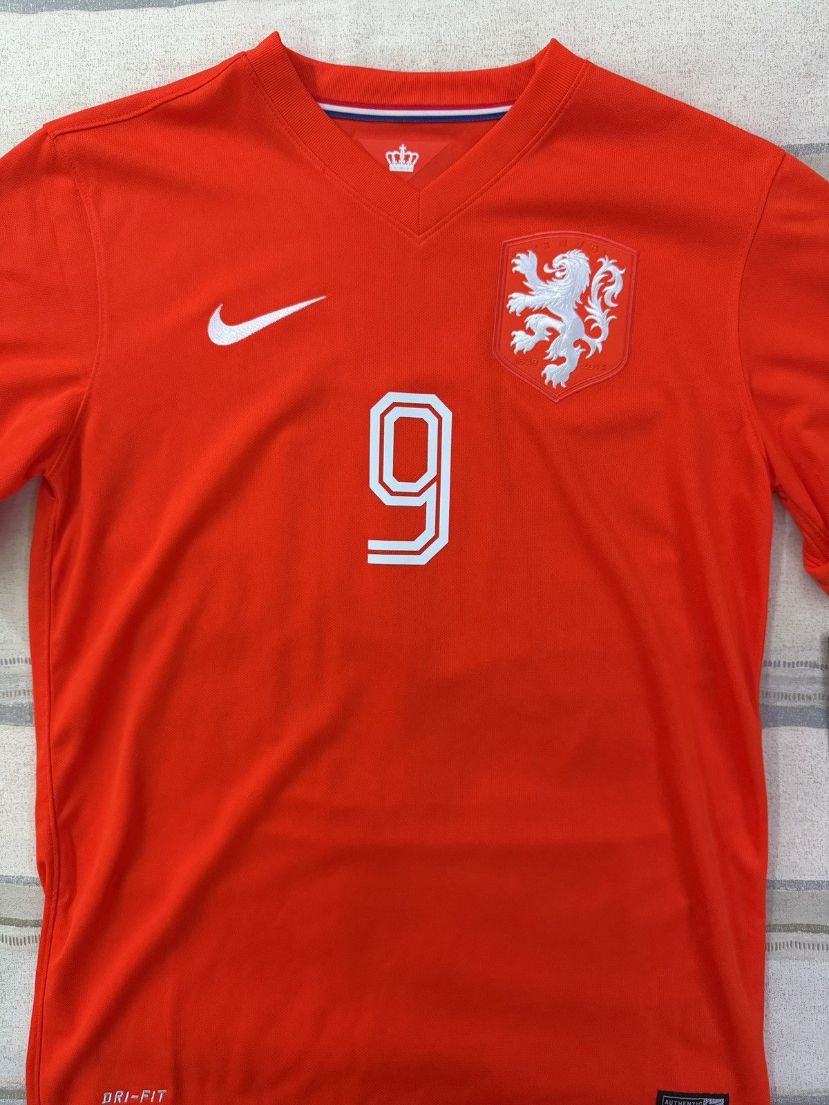 Nike Nike Netherlands Holland 2014 World Cup Jersey Van Persie #9 Size US S / EU 44-46 / 1 - 4 Thumbnail