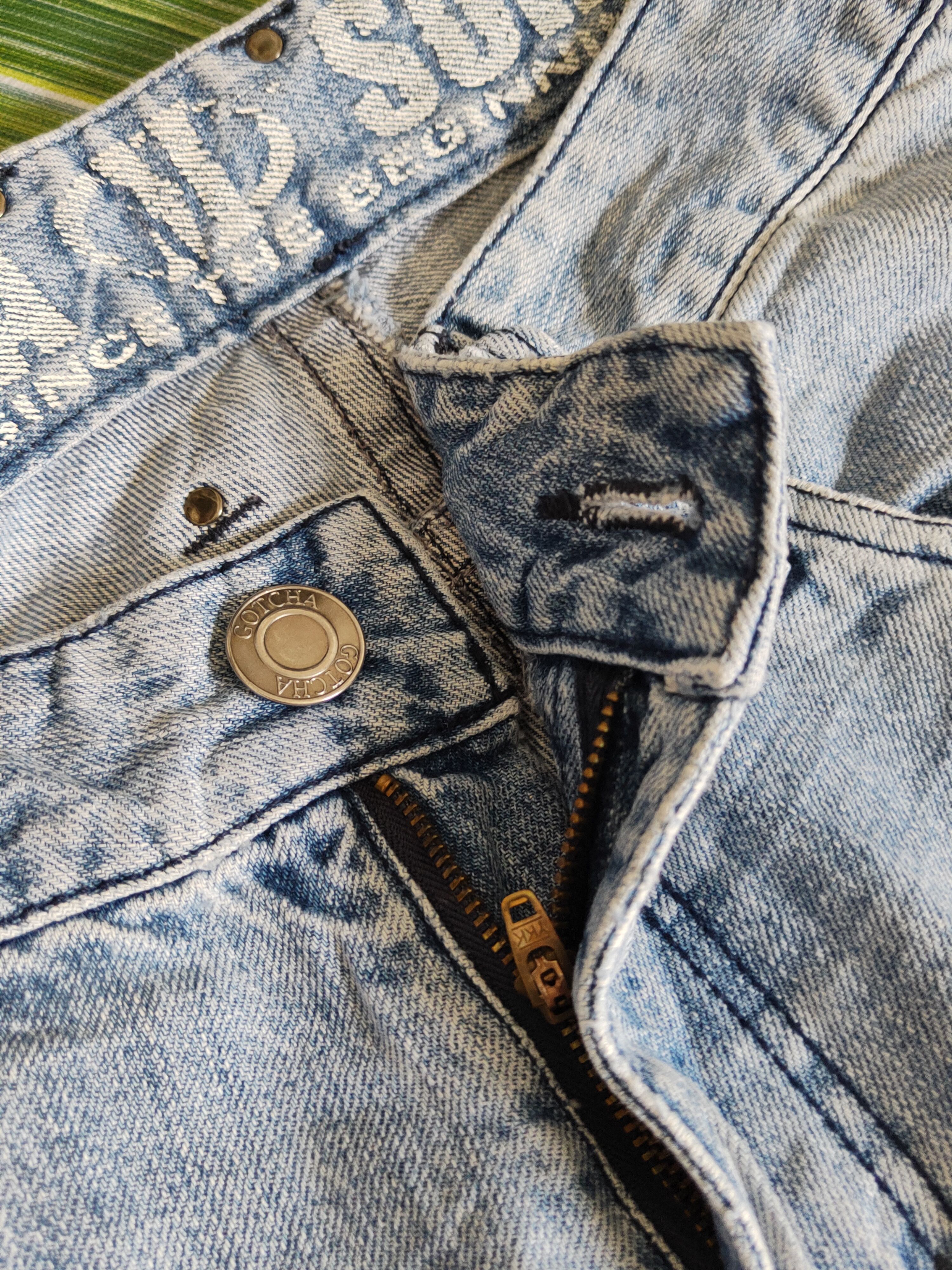 Gotcha Gotcha Blue Distressed Multipocket Denim #S1615 Size 32" / US 10 / IT 46 - 17 Thumbnail