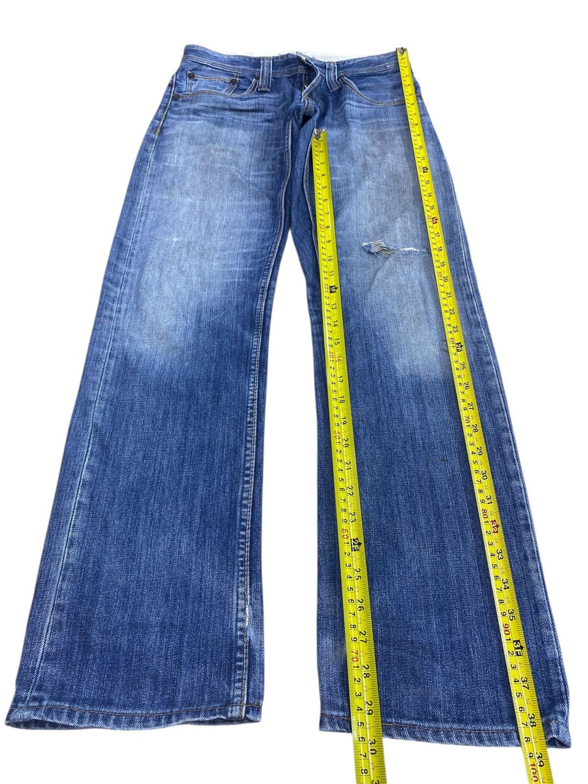 Levi's Levi’s Whiskers Faded Blue Wash Style Loose Jeans Size US 29 - 7 Thumbnail