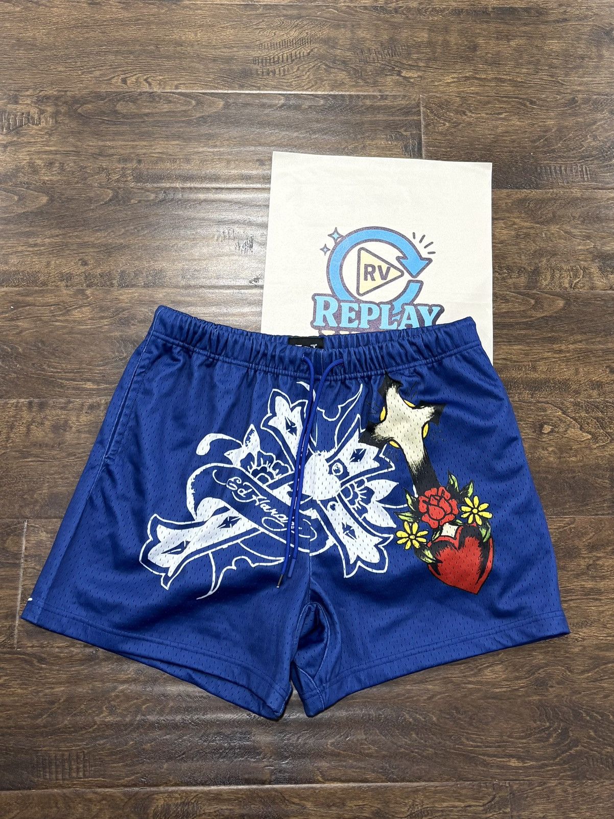 Ed Hardy ED HARDY MESH SHORTS LARGE Size US 34 / EU 50 - 1 Thumbnail