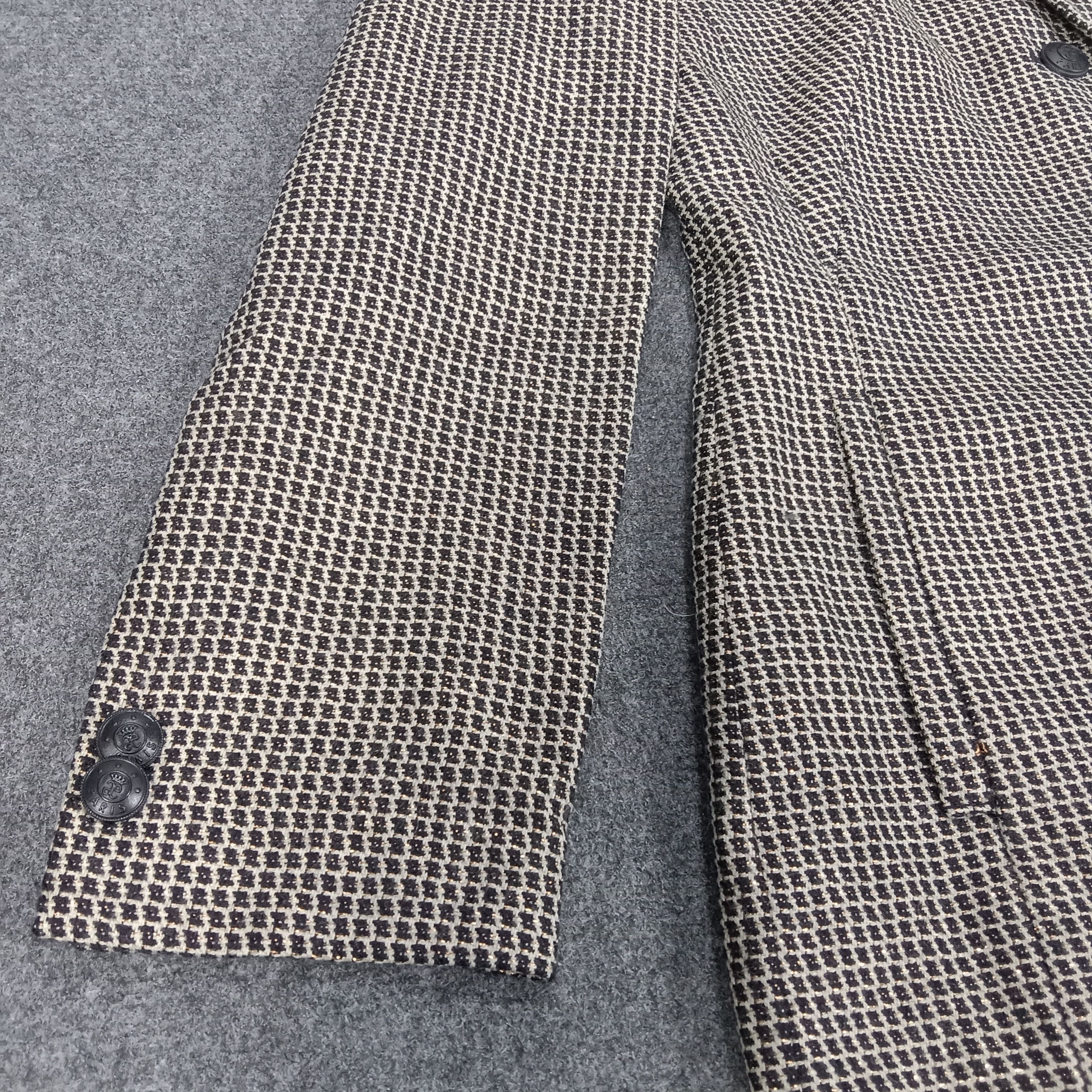 Vintage Elégance Paris Designer Wool Blazer Long Jacket Size XS / US 0-2 / IT 36-38 - 2 Thumbnail