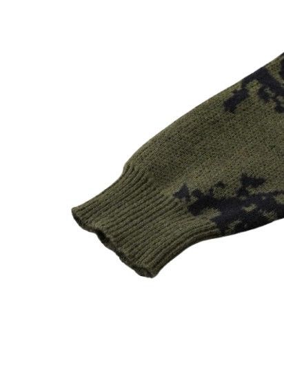 Other Streetwear Vintage Abstract Eyes Sweater Jacquard Knitwear Size US M / EU 48-50 / 2 - 4 Thumbnail