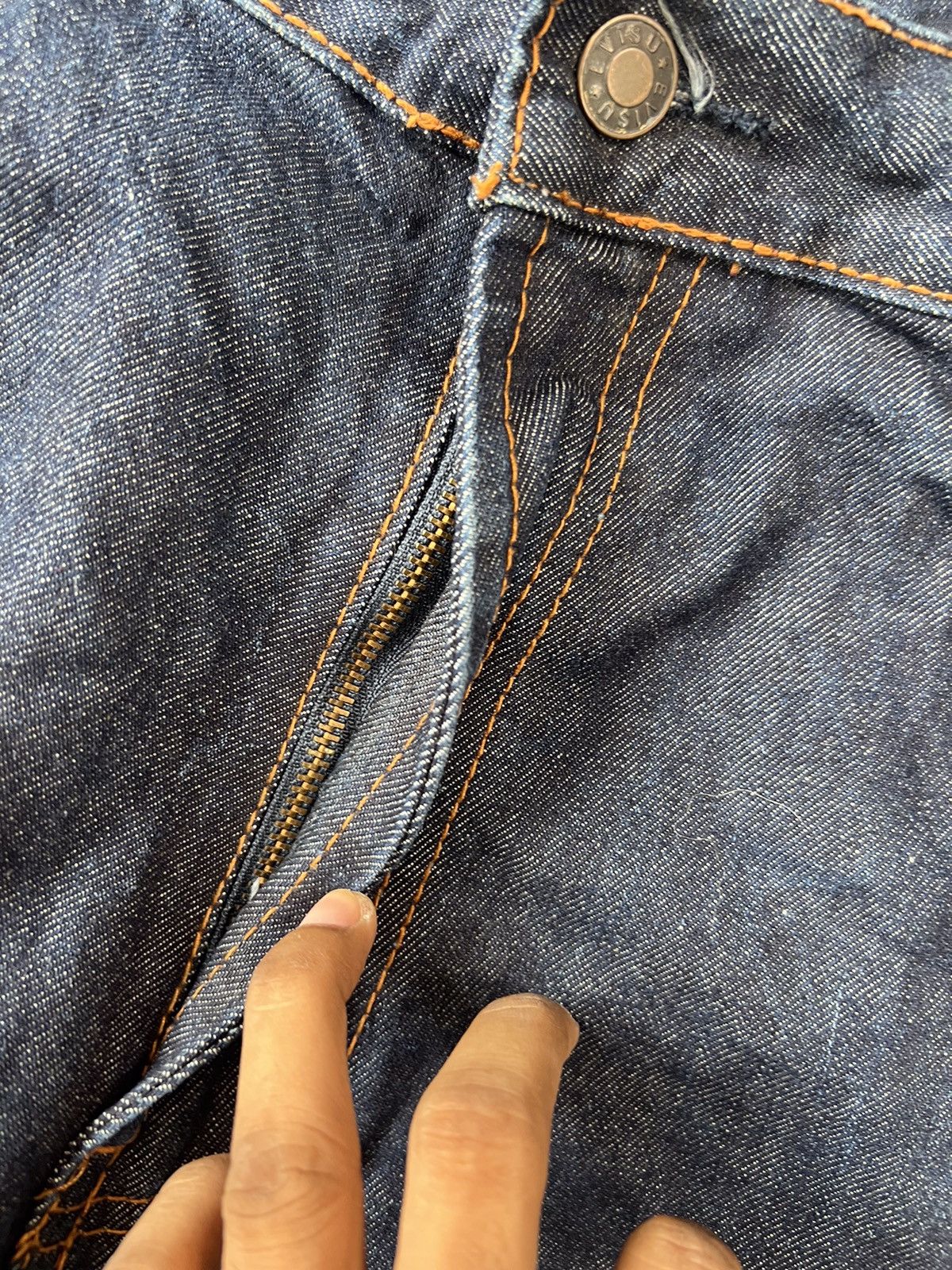 Japanese Brand × Vintage Vintage Evisu inspired Japanese printed denim Size US 36 / EU 52 - 6 Thumbnail