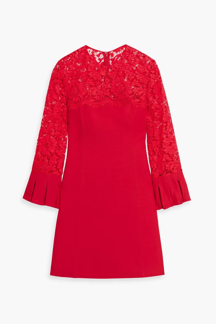 Valentino o1y0326 Mini Dress in Red Size S / US 4 / IT 40 - 1 Thumbnail