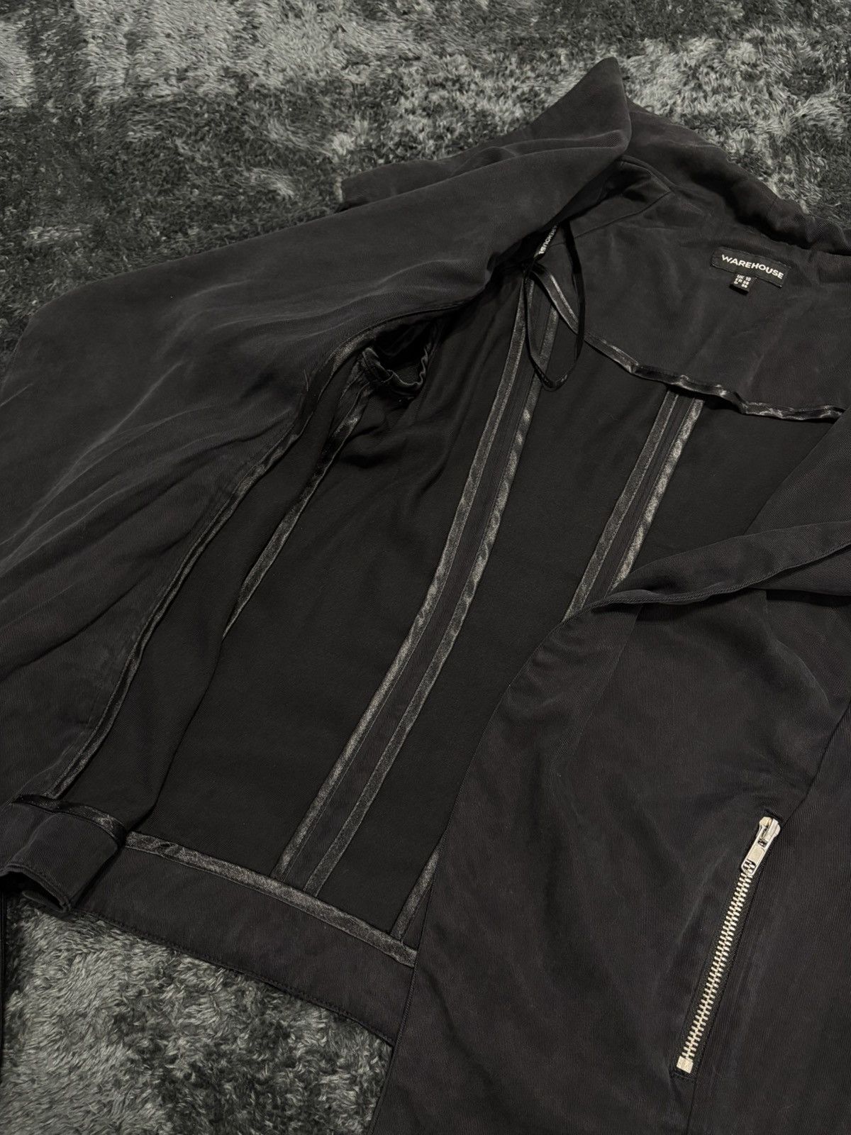 Hysteric Glamour 00s Rick Owens Vibe Y2K Avant Garde Assymetric Jacket Size M / US 6-8 / IT 42-44 - 7 Thumbnail