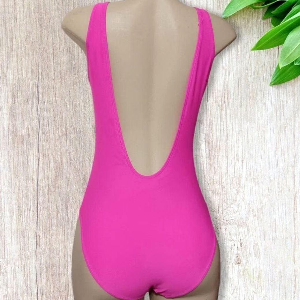 Vintage Rue21 One Piece Swimsuit Pink M Women Regular Size Rue21 One Piece Swimsuit Pink M Women Regular Size Size ONE SIZE - 4 Thumbnail