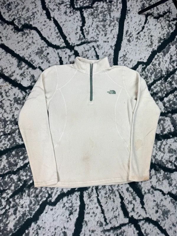 The North Face The North Face halfzip tnf fleece white cream S Size S / US 4 / IT 40 - 1 Thumbnail