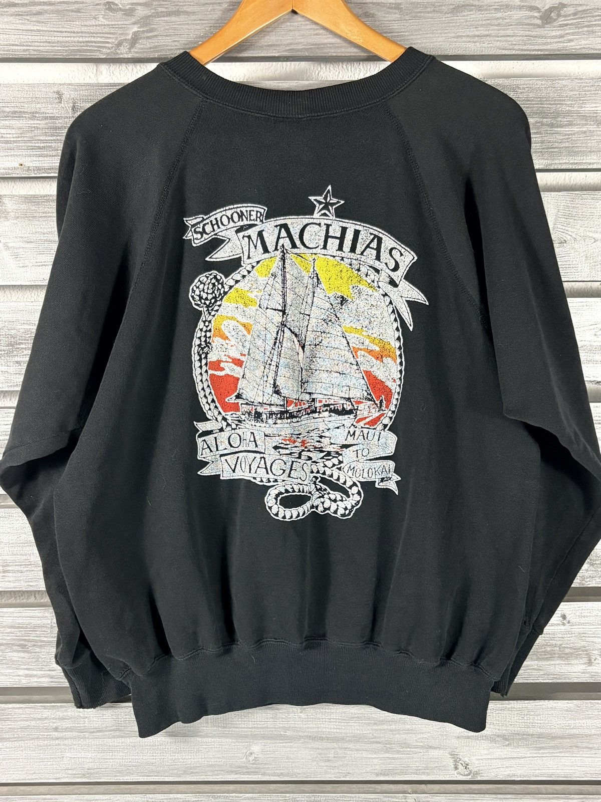 Other Vintage 80s Lahaina Maui Hawaii Sweatshirt Mens M Crewneck Size US M / EU 48-50 / 2 - 1 Thumbnail