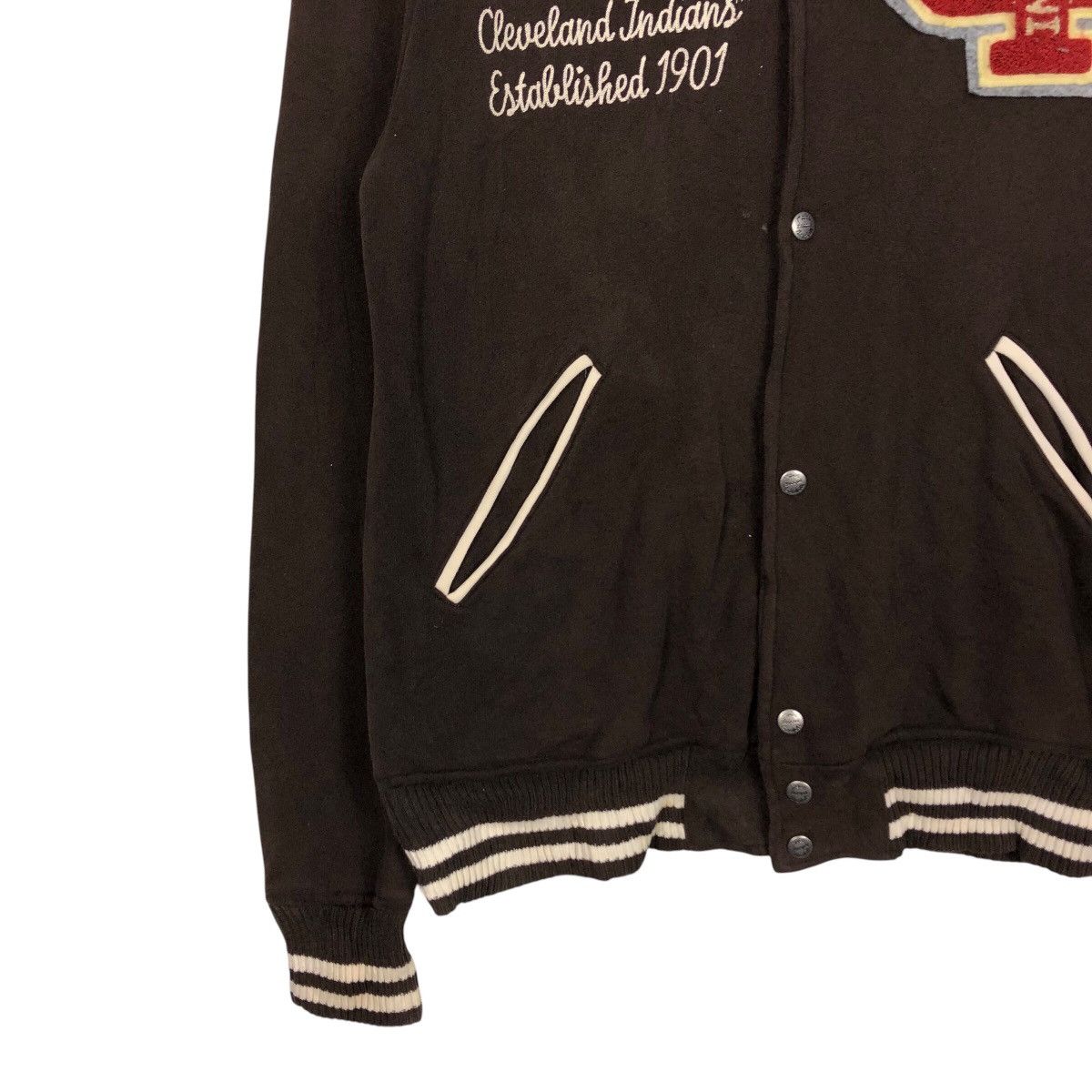 Japanese Brand × MLB × Vintage 📌Vintage Jumper Snap Button Jacket Mlb Indians Big Logo Size US L / EU 52-54 / 3 - 5 Thumbnail