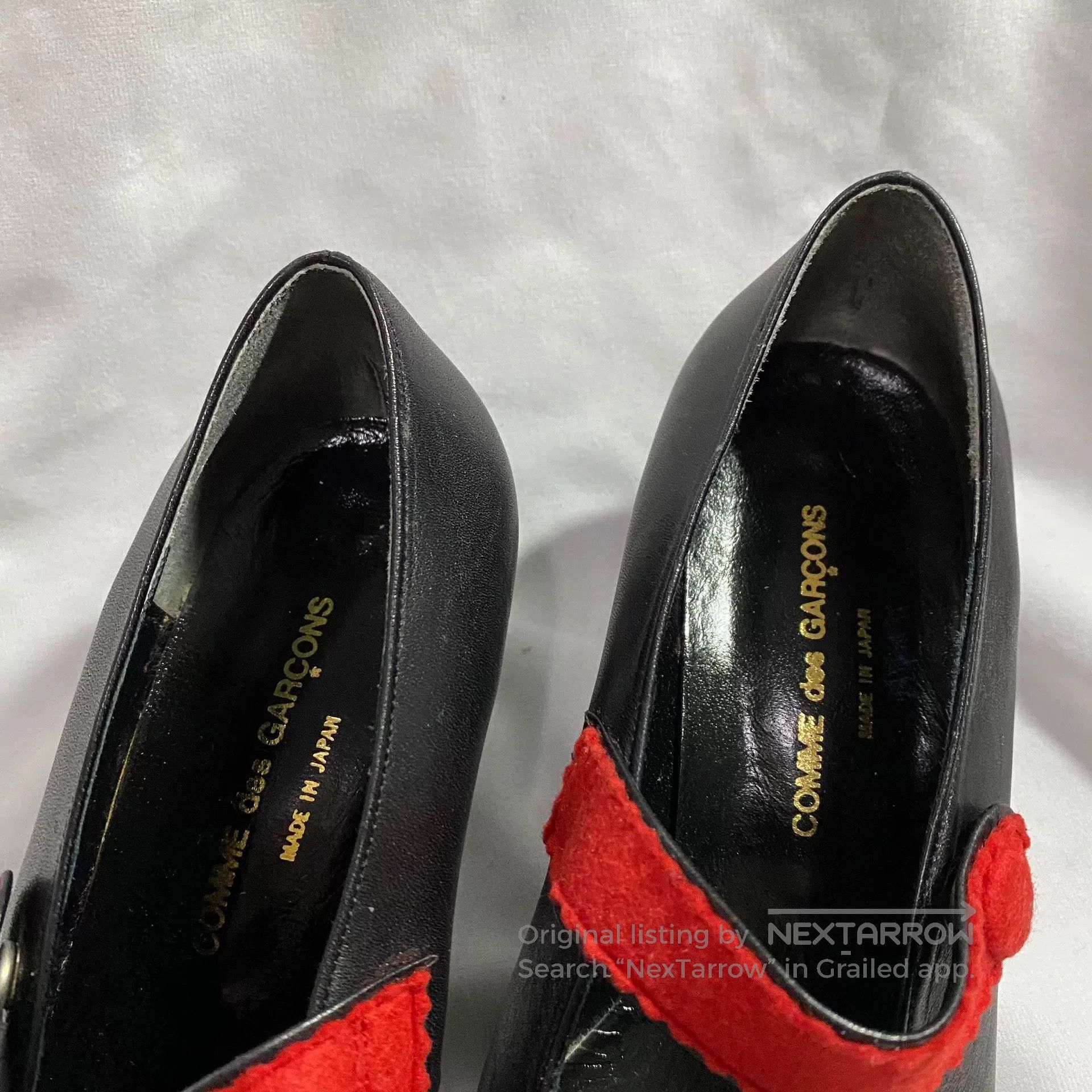Comme des Garcons Comme des Garçons Mary Jane Leather Kitten Heels. Size US 5 / IT 35 - 4 Thumbnail