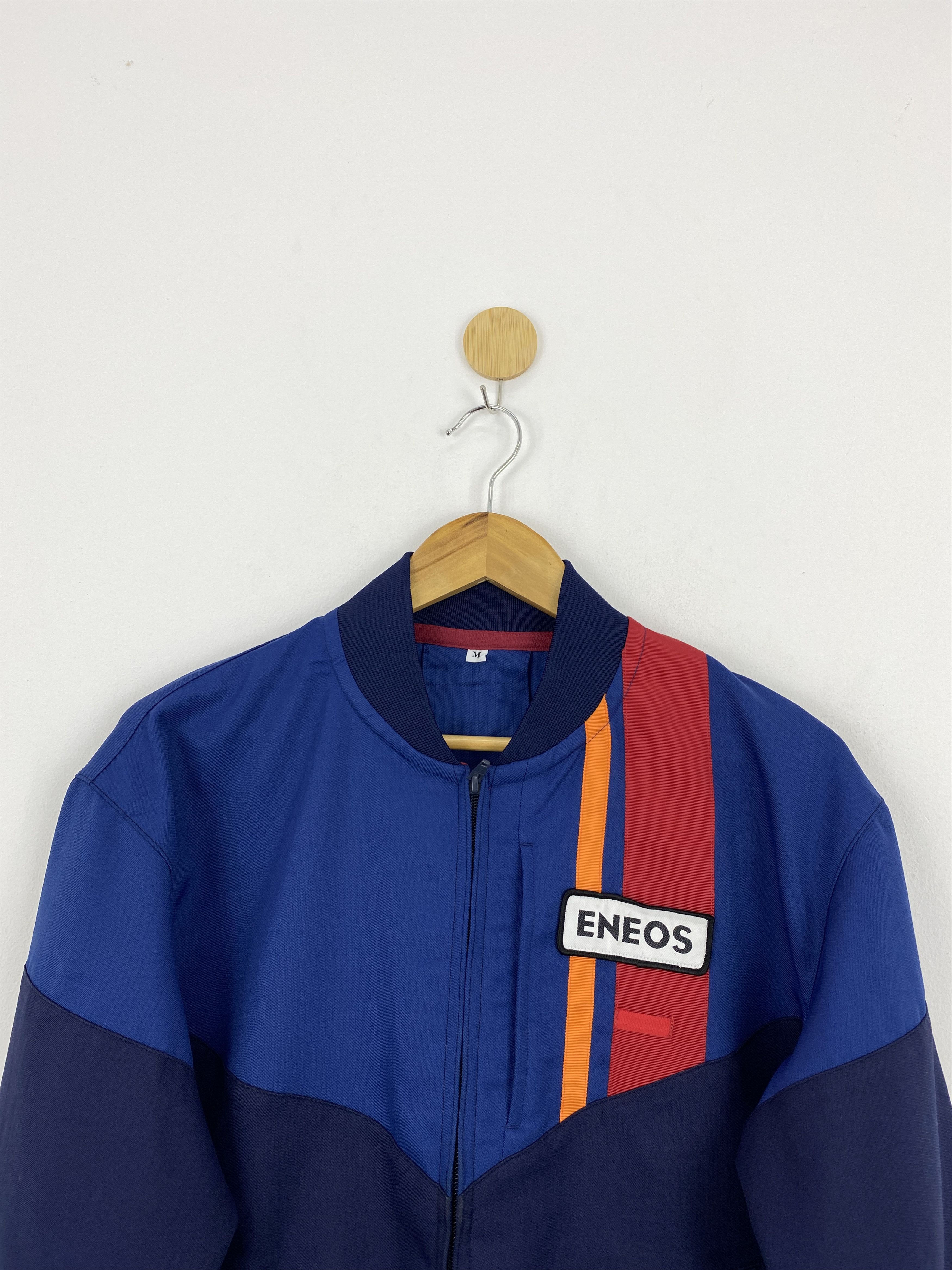 Japanese Brand Vintage Eneos Initial D Worker Racing Jacket J1764 Size US M / EU 48-50 / 2 - 3 Thumbnail