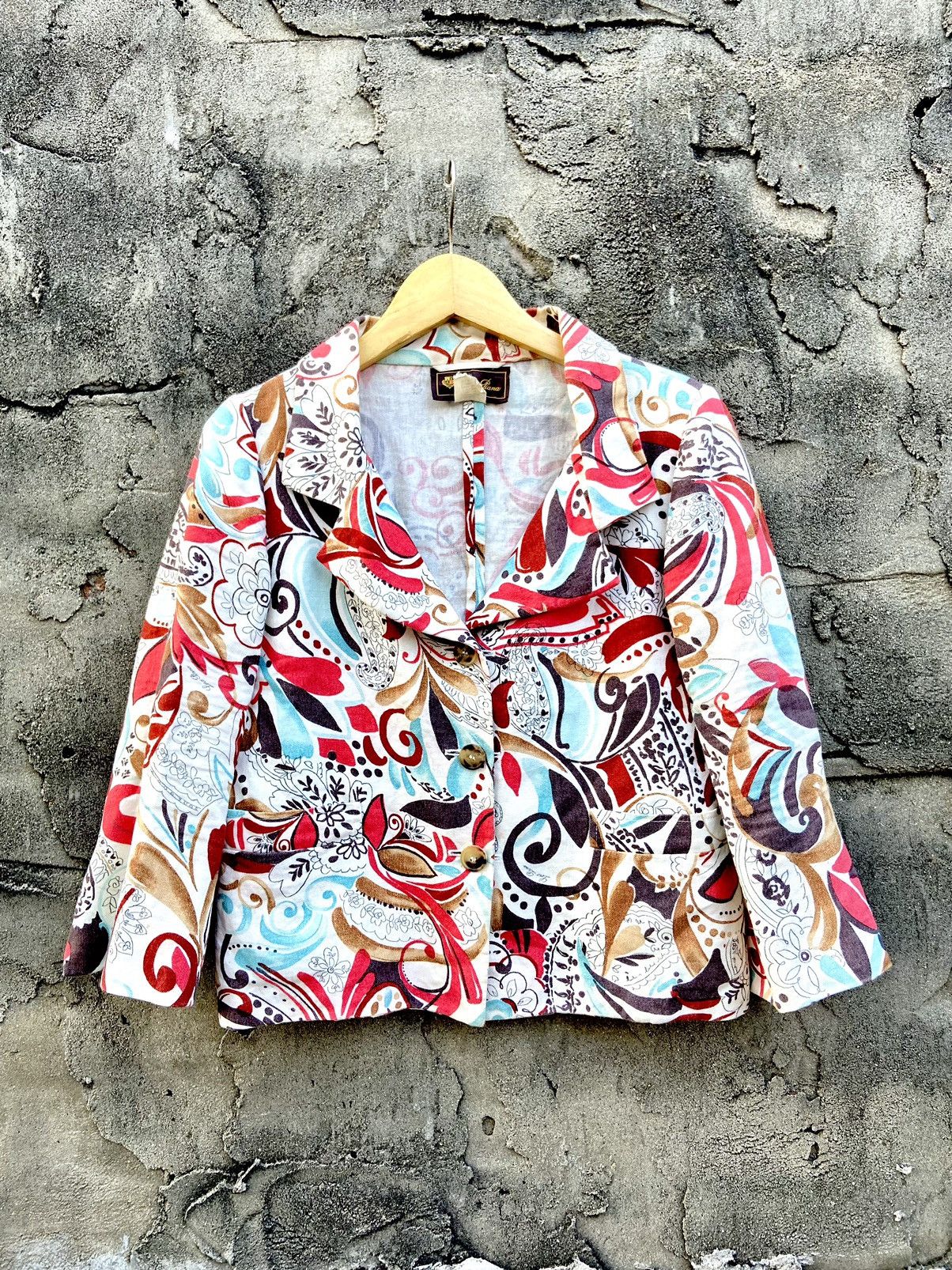 Loro Piana Loro piano women blazer Italian designer floris full print Size M / US 6-8 / IT 42-44 - 1 Thumbnail