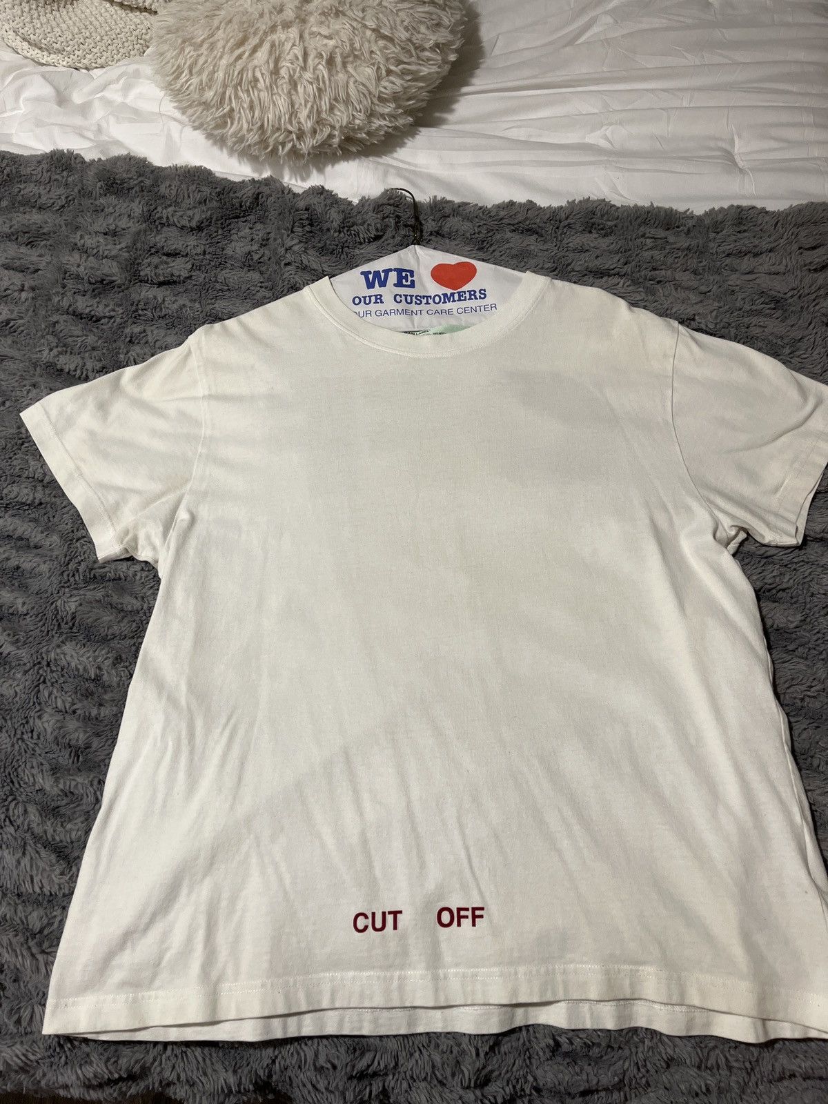 image of Off White T-Shirt, Men's (Size Medium)