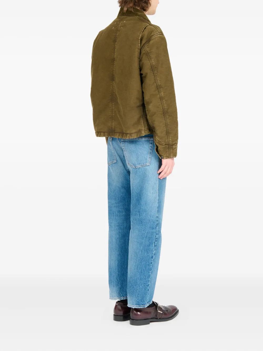 Maison Margiela o1w1db10526 Cotton Jacket in Khaki Size US XL / EU 56 / 4 - 5 Thumbnail