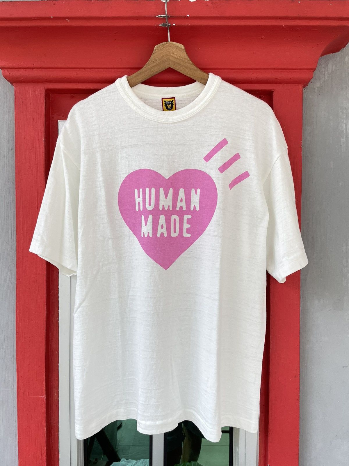 image of Human Made Harajuku Love Tshirt in White, Men's (Size XL)