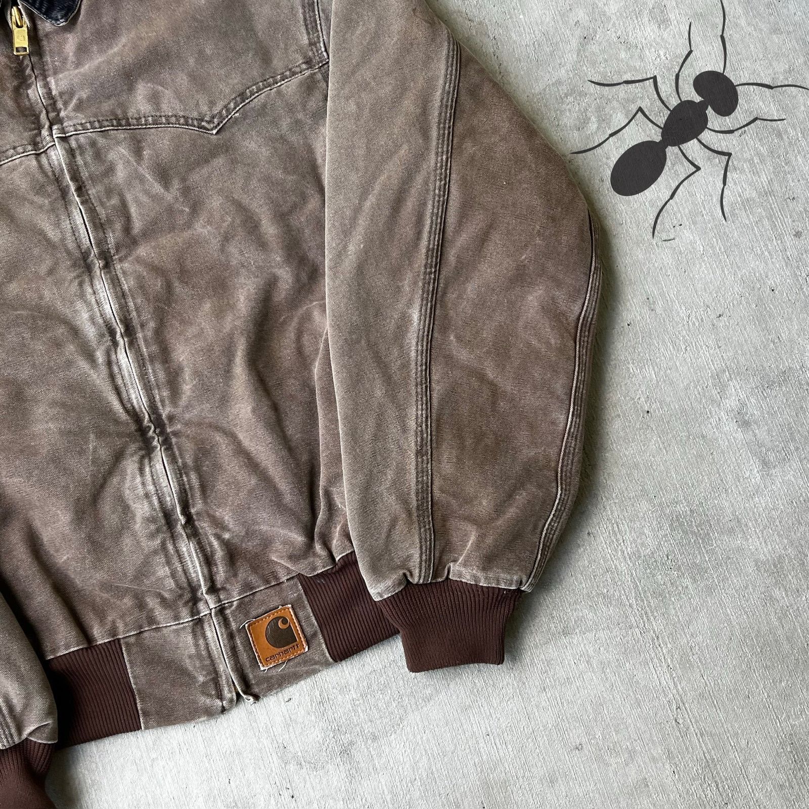 Carhartt × Vintage Carhartt J13 CHT brown santa fe work wear jacket Size US XL / EU 56 / 4 - 2 Thumbnail